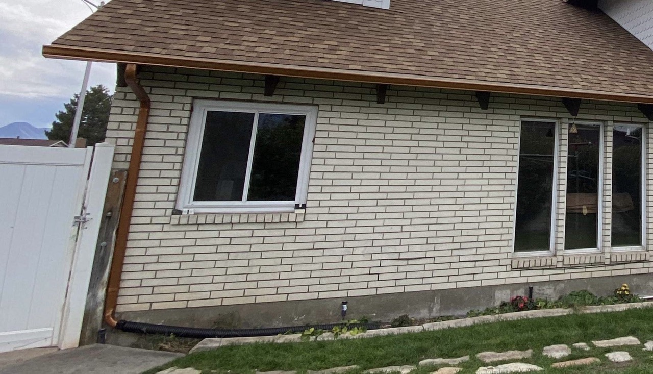 Seamless Aluminum Gutter Installation Sandy Utah