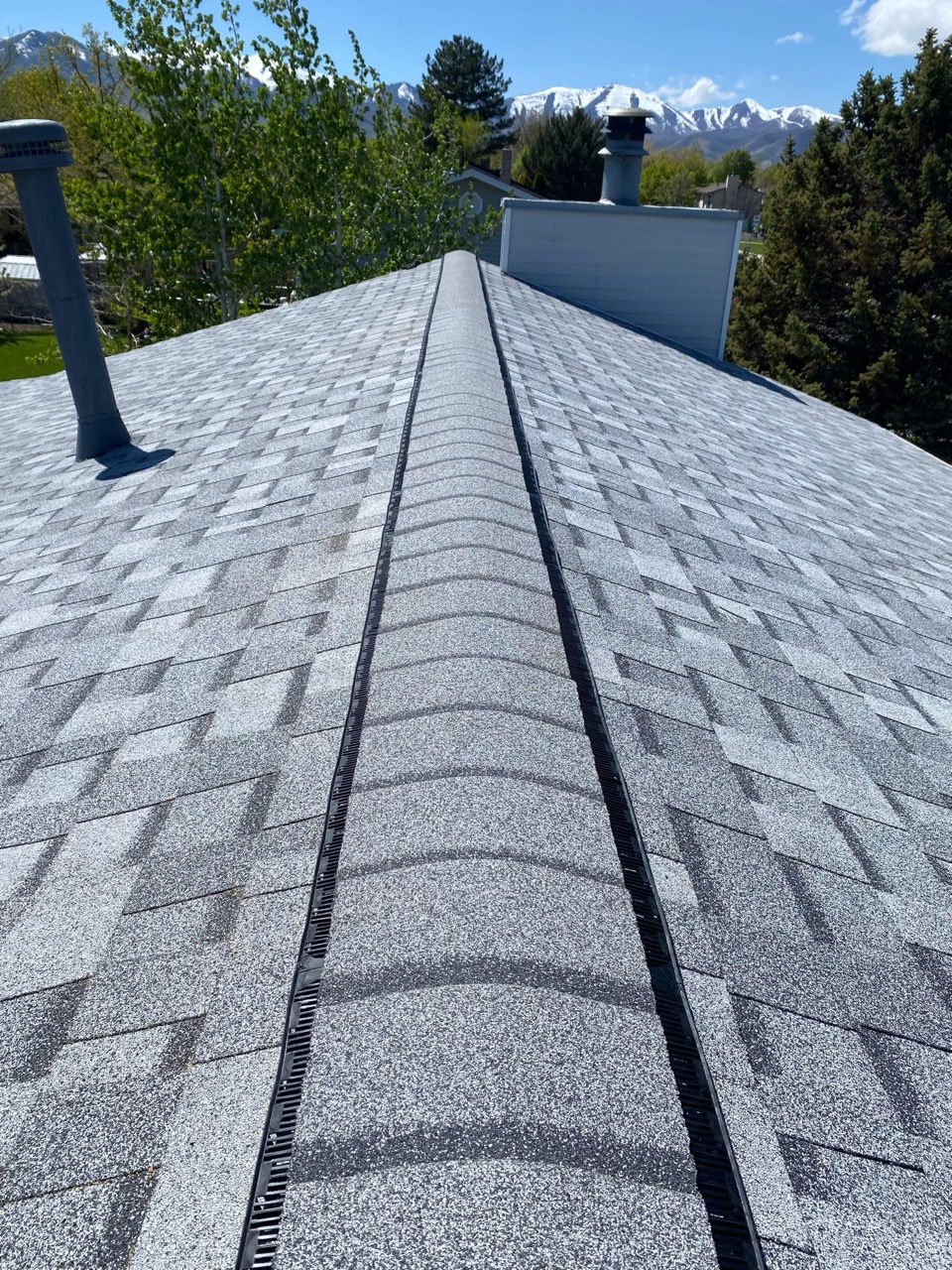 Shingle Install Straight Ridge Pleasant Grove Utah